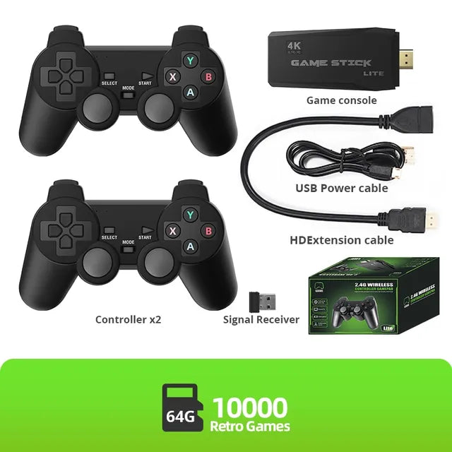 Retro 4K draadloze gameconsole met 10.000 games FT11
