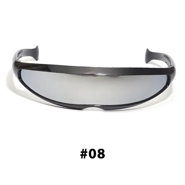 Futuristische Smalle Cycloopzonnebril SH8