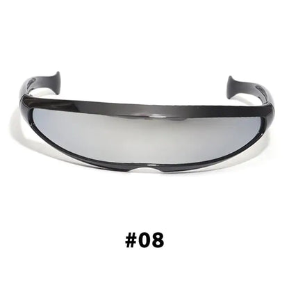 Futuristische Smalle Cycloopzonnebril SH8
