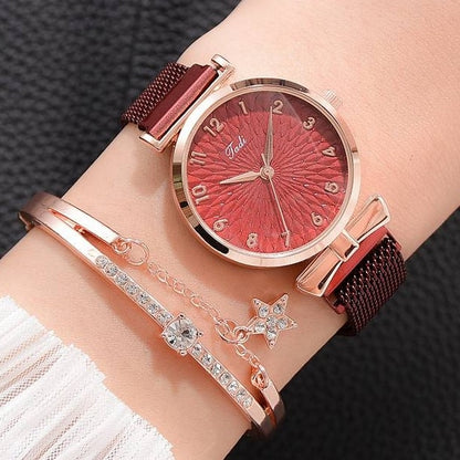 Luxe magnetische quartz armbandhorloges