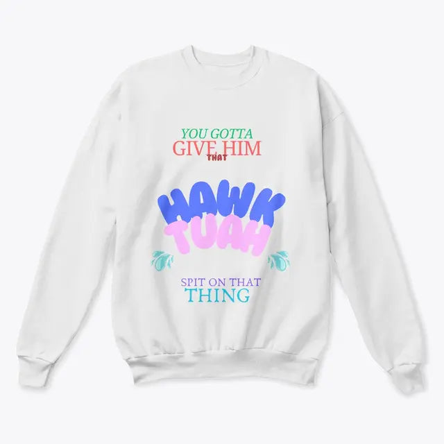 Klassiek unisex sweatshirt met ronde hals Hawk Tuah MC-2