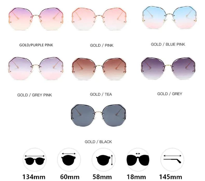 Trimmed Lens Sunglasses SH25