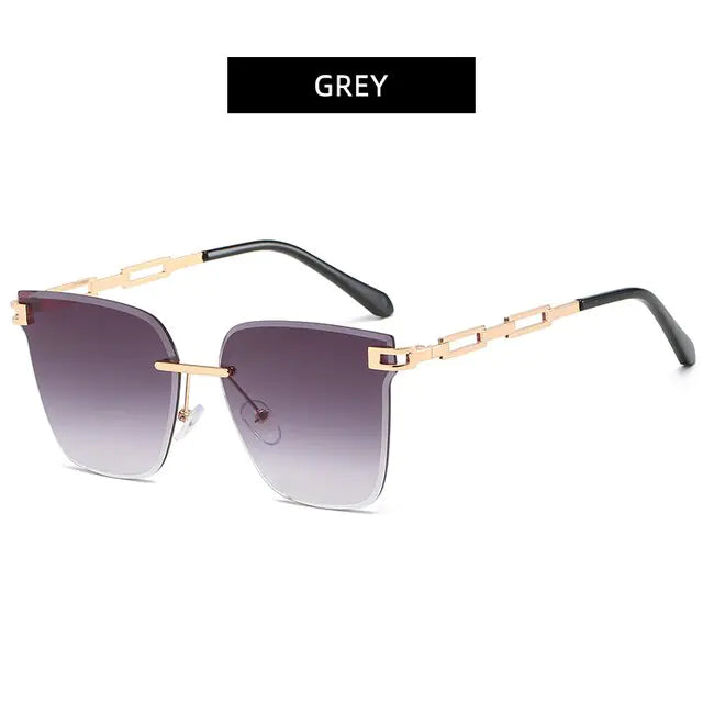 UV400 Cat Eye Sunglasses Frameless SH13