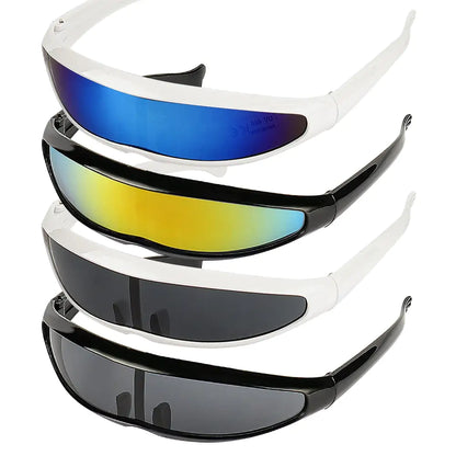 Futuristische Smalle Cycloopzonnebril SH8