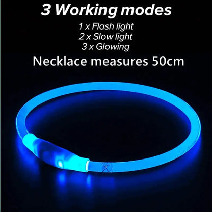 LED waterdichte hondenhalsbanden PL5