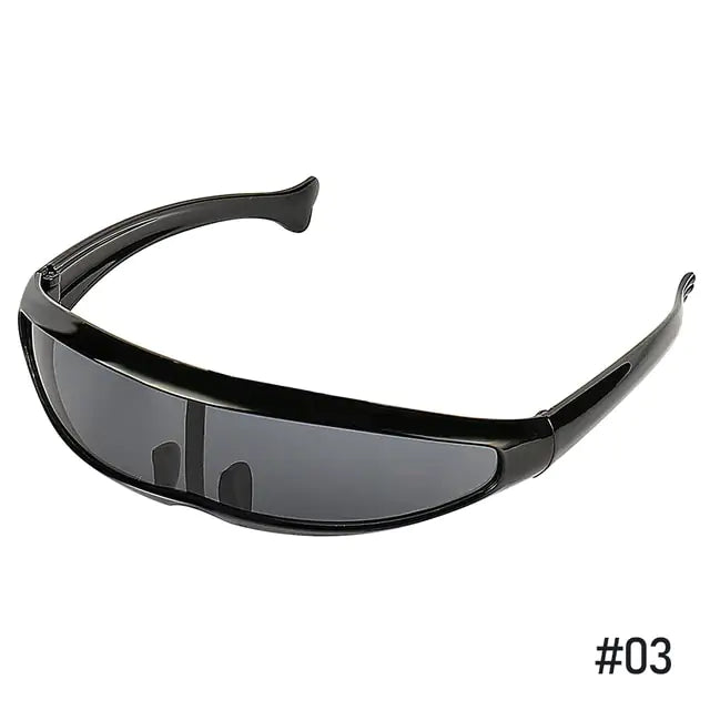 Futuristische Smalle Cycloopzonnebril SH8