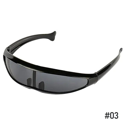 Futuristische Smalle Cycloopzonnebril SH8