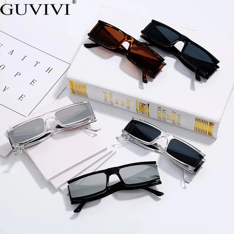 Vintage Rectangle Sunglasses SH12